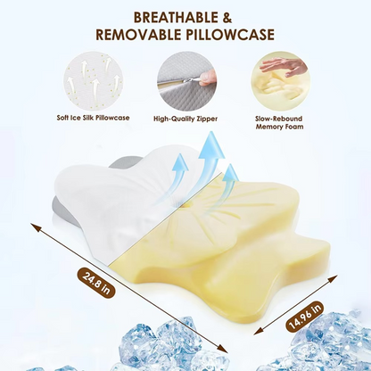 Contoured Orthopedic Neck Support Pillow