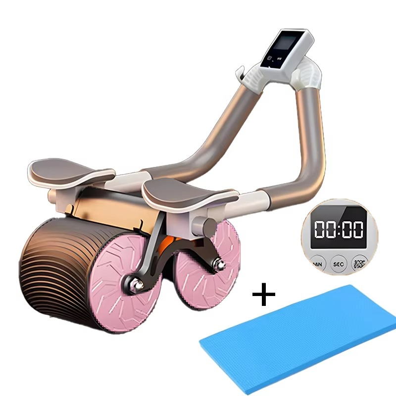 Premium Ab Exercise Wheel with Easy Return