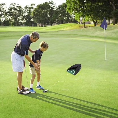 Indoor Golf Putting Trainer with Auto Ball Return