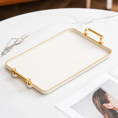 Stylish Plastic Serving Storage Tray