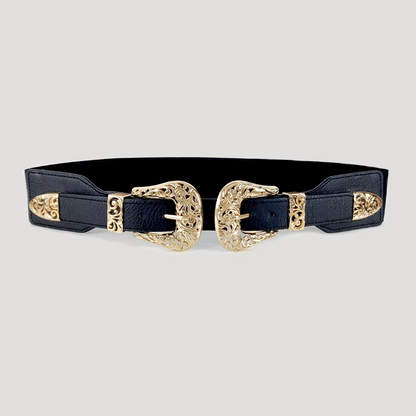 Elegant Adjustable Waist Belt for Women with Metallic Tassel