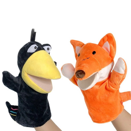 Cute Plush Animal Finger Puppets for Kids Play