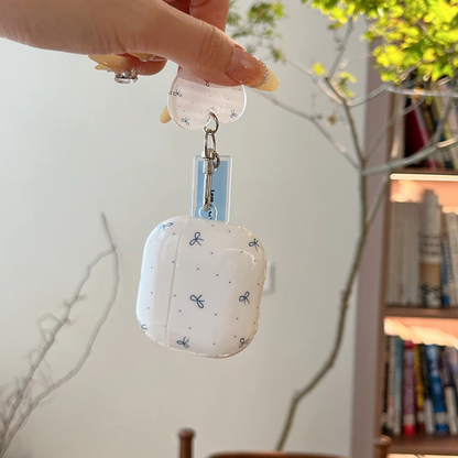 Cute Spot Earbud Pouch with Charm