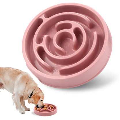 Durable Pet Slow Feed Bowl - Safe for All Pets