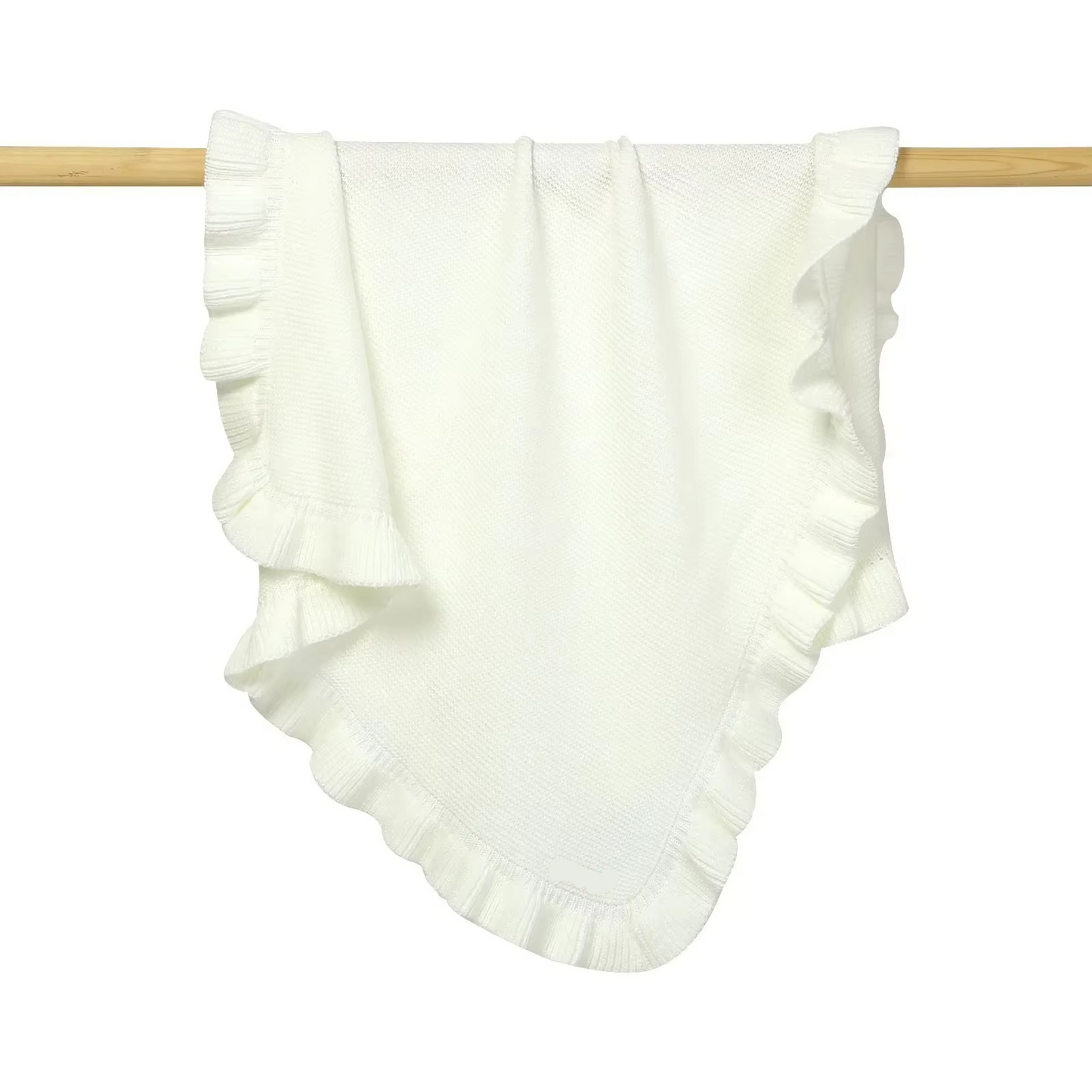 Plush Baby Blanket Cute Embroidered Newborn Throw