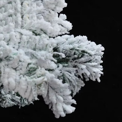 Festive Snowy Christmas Tree for Home Decor