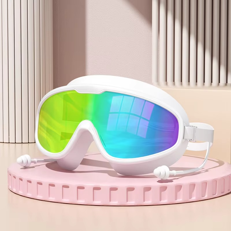 Clear Lens Swim Goggles - Waterproof Anti Fog Swimming Mask