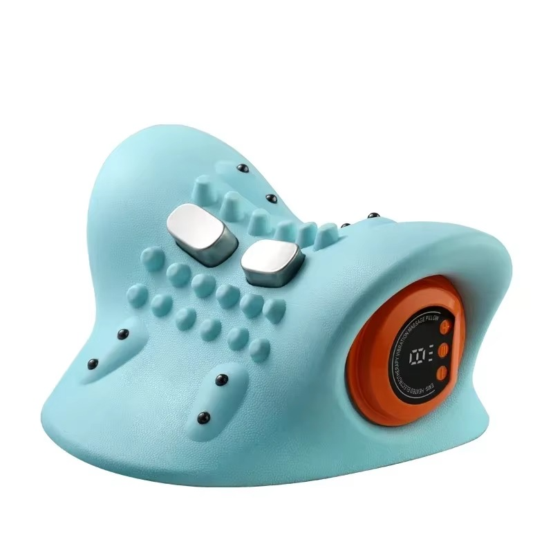 Heated Neck Massager - Relief for Sore Muscles with Pulse Therapy - Hehif