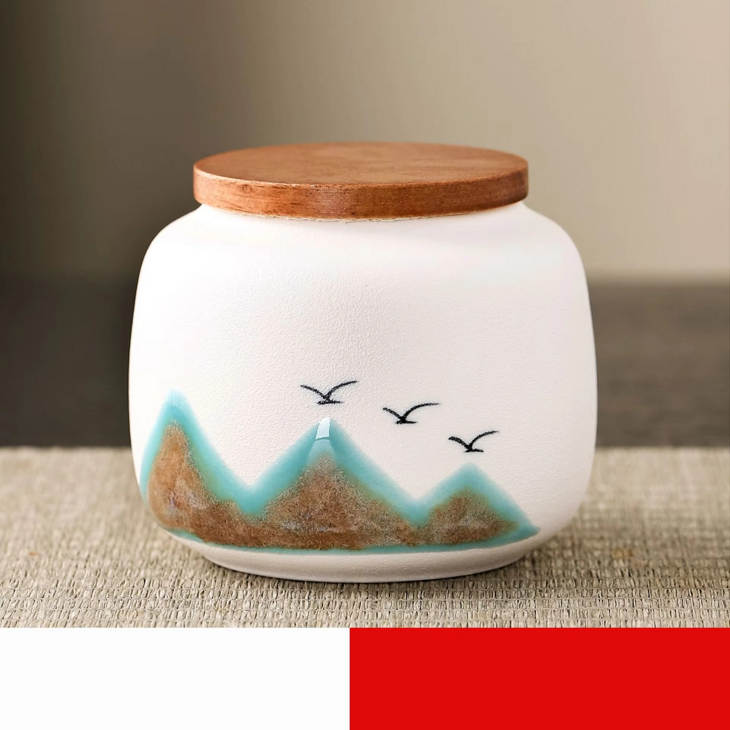 Beautiful Porcelain Tea Storage Jar Gift Set