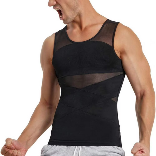 Slimming Athletic Tank Top for Core Muscle Support - Hehif