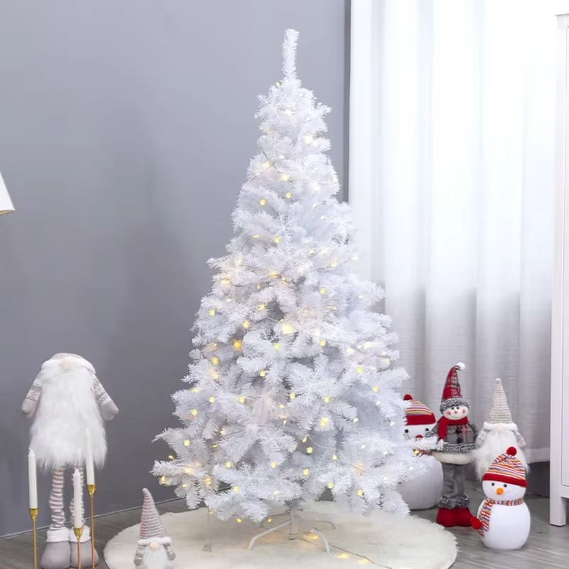Rosy Fake Holiday Tree, Flame Resistant Spruce Style