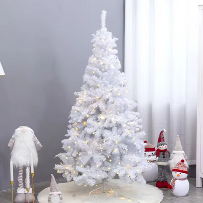 Rosy Fake Holiday Tree, Flame Resistant Spruce Style