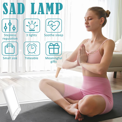 Mood Boosting LED Lamp with Dimmable Color Options