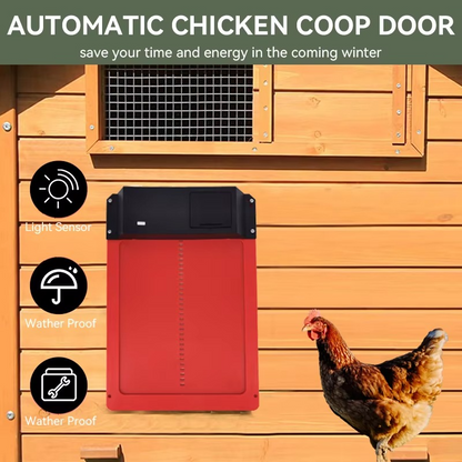 Easy Auto Chicken Coop Door Opener with Timer and Weatherproof