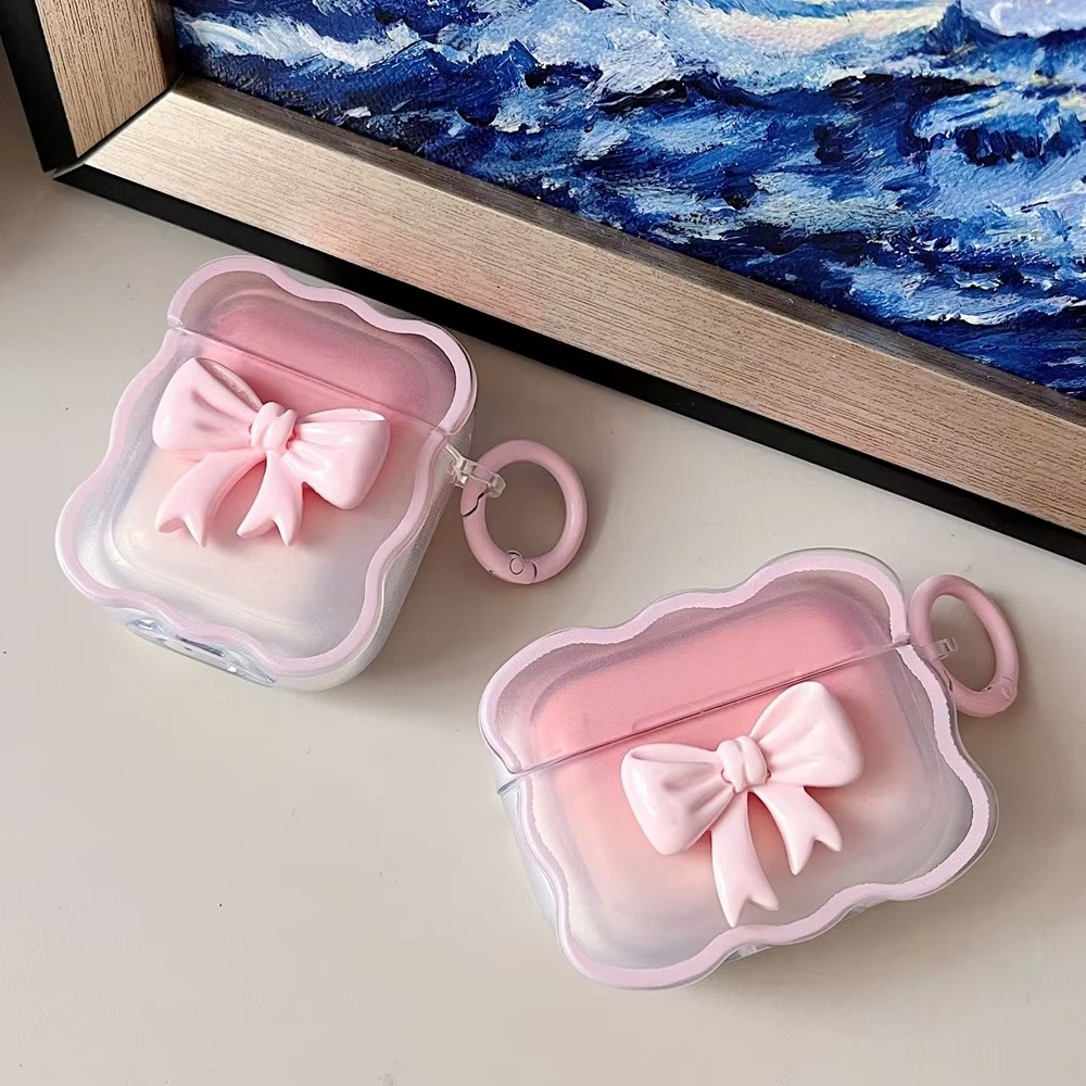 Colorful Flower AirPods Case with Keychain
