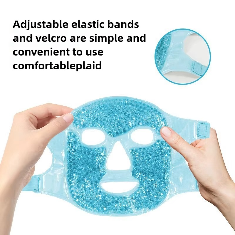 Heated and Cooling Gel Face Mask with Eye Mask