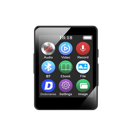 Compact Wireless Music Player with LED Display - Hehif