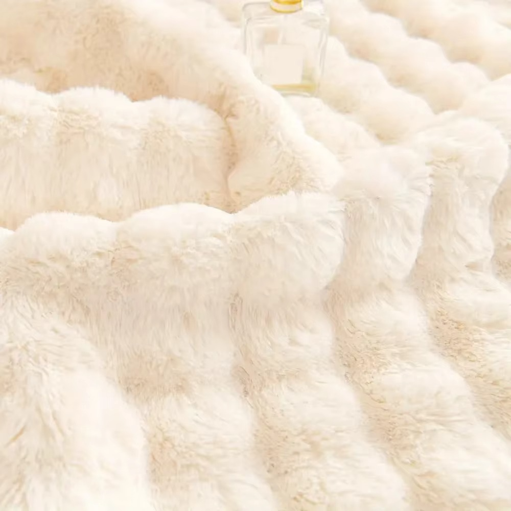 Soft Faux Fur Sofa Cover - Non Slip Couch Protector