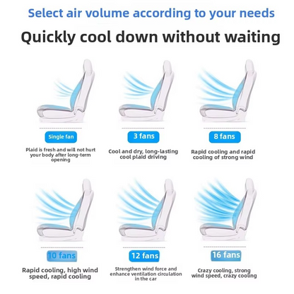 Cooling Car Seat Cushion - Breathable Summer Seat Pad
