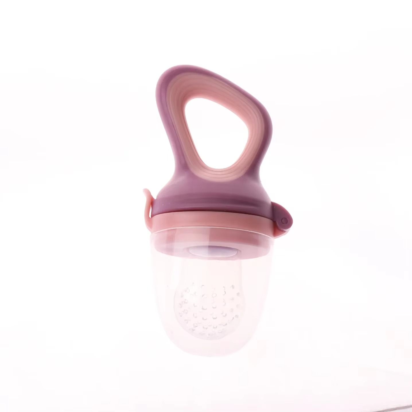 Soft Baby Food Teether and Pacifier with Safety Case