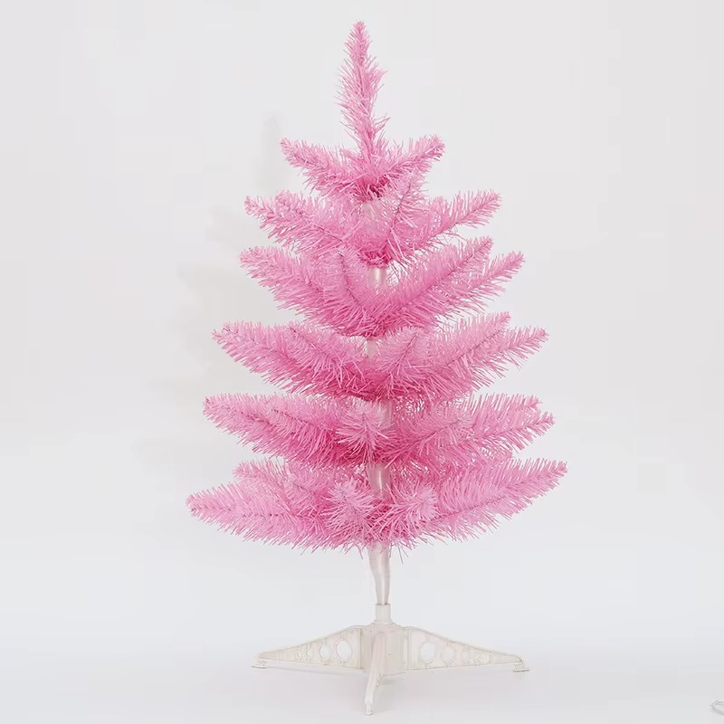 Red Artificial Christmas Tree Decor for Home Display