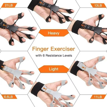 Compact Finger Exerciser with Adjustable Tension