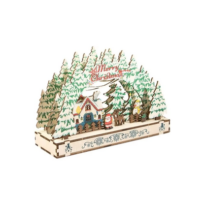 Traditional Handcrafted Christmas Village House Ornament