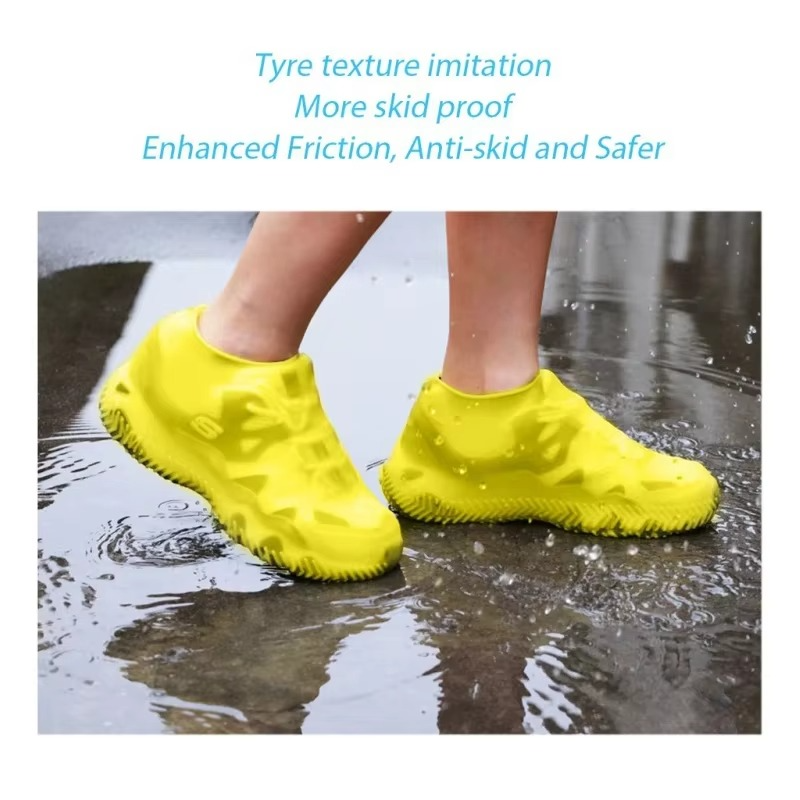 Durable Slip Resistant Rain Shoe Covers