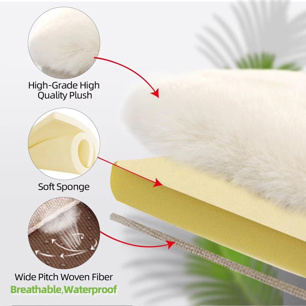Soft Baby Stroller Seat Pad for Cold Weather