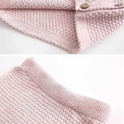 Soft Knit Baby Clothes Set for Autumn and Winter