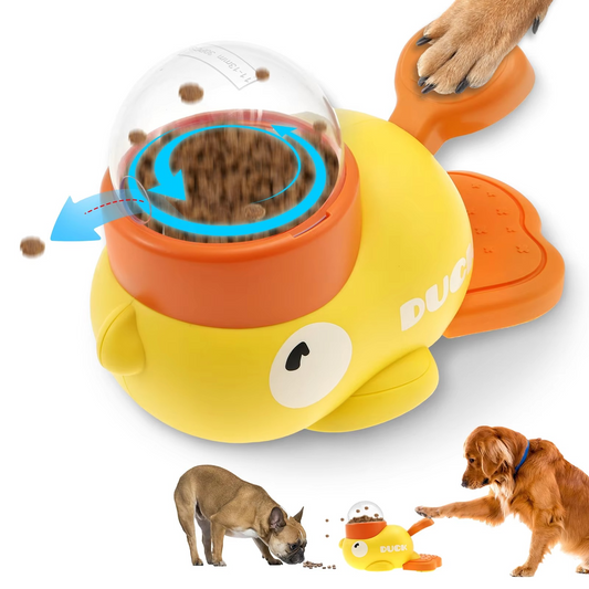 Fun Dog Puzzle Feeder Toy and Treat Dispenser - Hehif