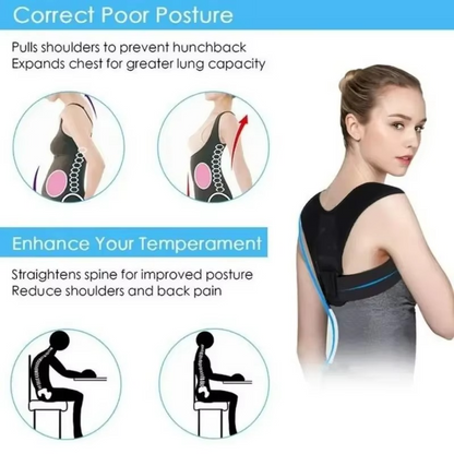 Comfortable Supportive Posture Corrector for Better Back Alignment