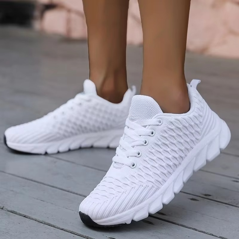 Airy Comfortable Women's Mesh Running Shoes - Hehif
