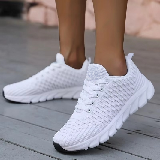 Airy Comfortable Women's Mesh Running Shoes - Hehif