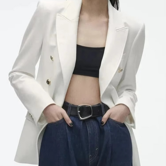 Classic Fit Women's Office Blazer Jacket - Hehif