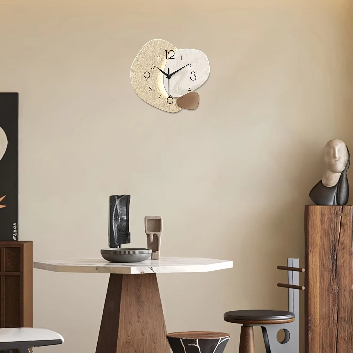 Quiet Slim Digital Wall Clock for Home Decor