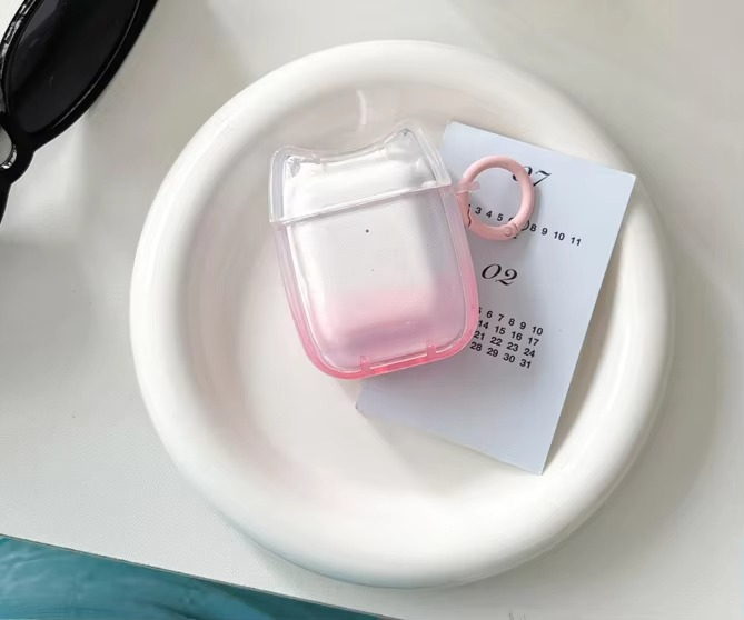 Colorful Clear Soft Earbuds Case
