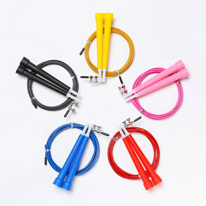 High Speed Jump Rope with Metal Cable for Home Gym