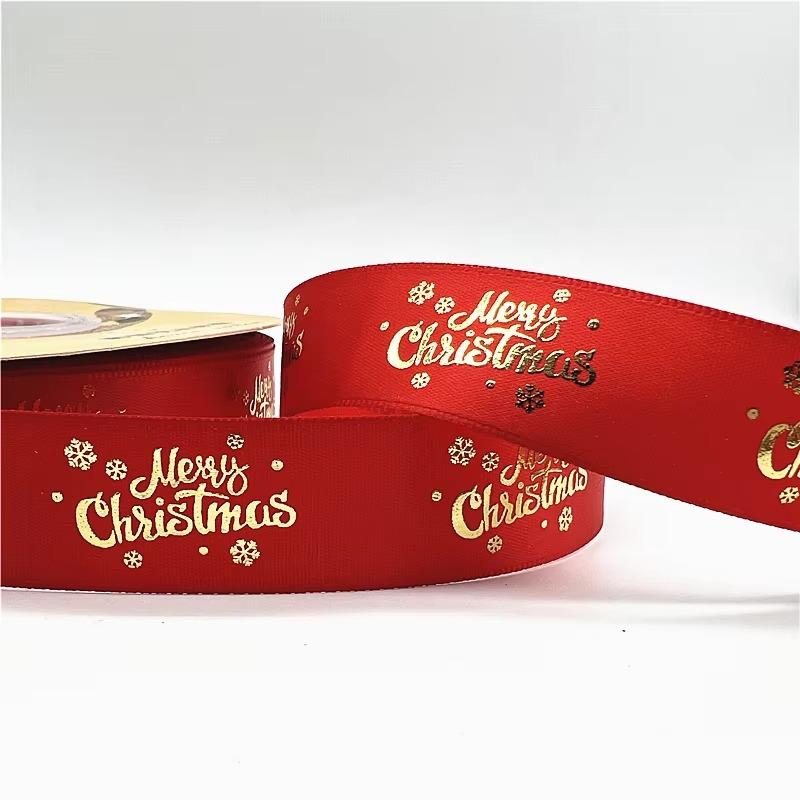 Festive Holiday Ribbon for Crafts and Gift Wrap