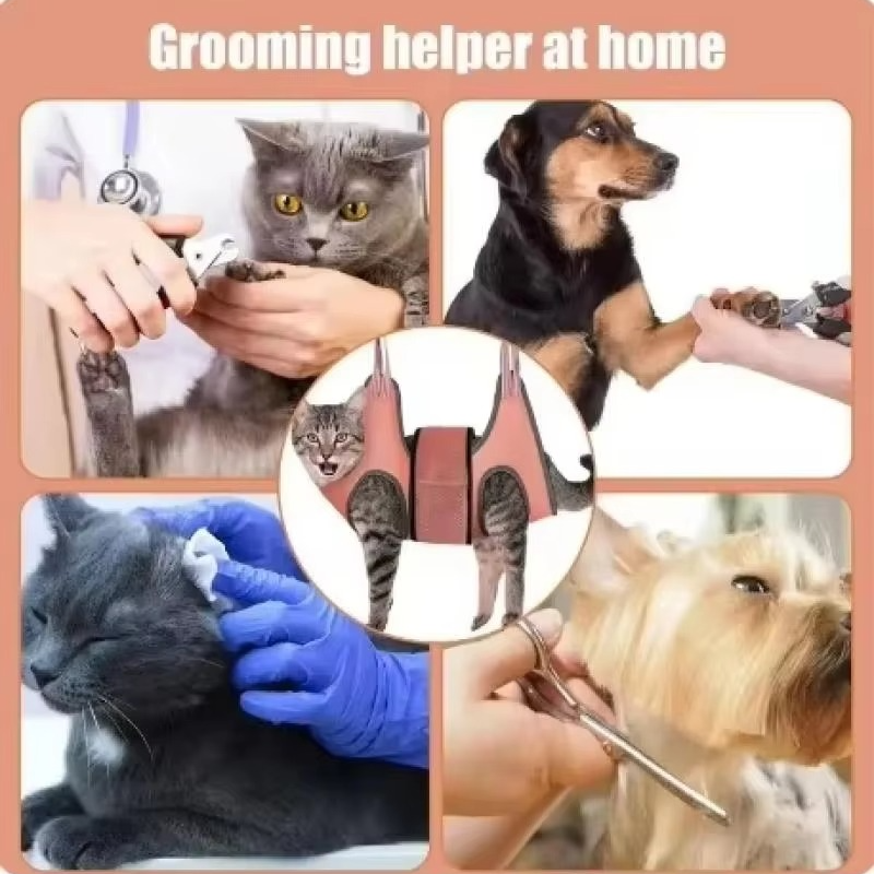 Comfortable Pet Grooming Hammock for Easy Nail Care