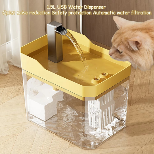 Easy Clean Pet Water Fountain with Filter and Pump - Hehif