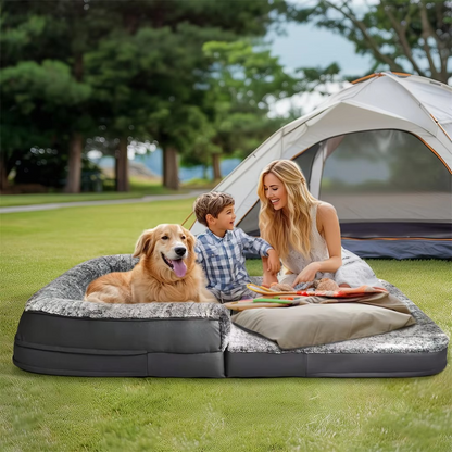 Large Plush Orthopedic Dog Mattress Bed