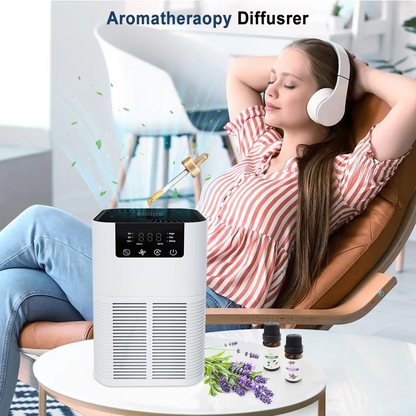 Small Room Air Purifier with HEPA and Essential Oil