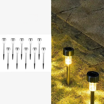 Outdoor Garden String Lights 10 Pack Solar Powered