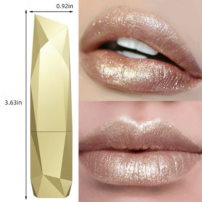 Vibrant Red Shiny Lipstick for Plump Full Lips