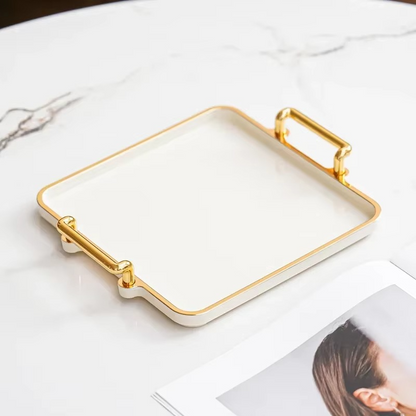 Stylish Plastic Serving Storage Tray