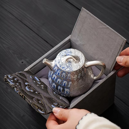 Luxurious Gold Buddha Ceramic Teapot