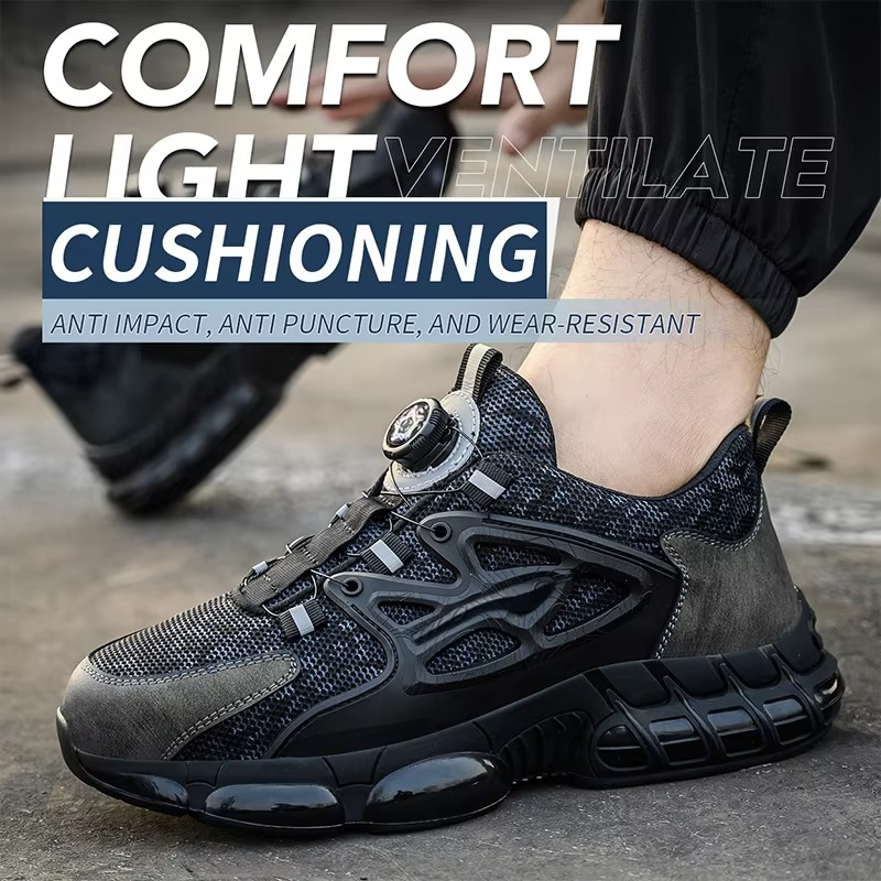 Comfortable Men's Work Shoes with Arch Support