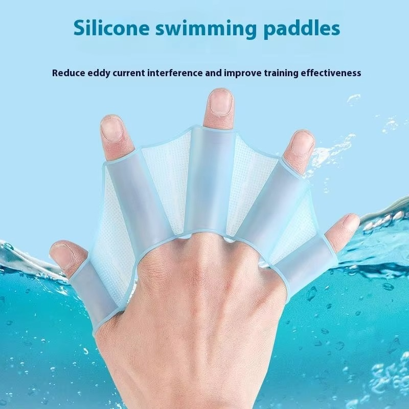 Soft Silicone Swimming Paddles for Adults and Kids