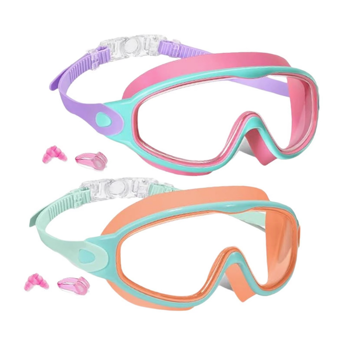 Kids Swim Goggles - Leak Proof Youth Swimming Mask - Hehif